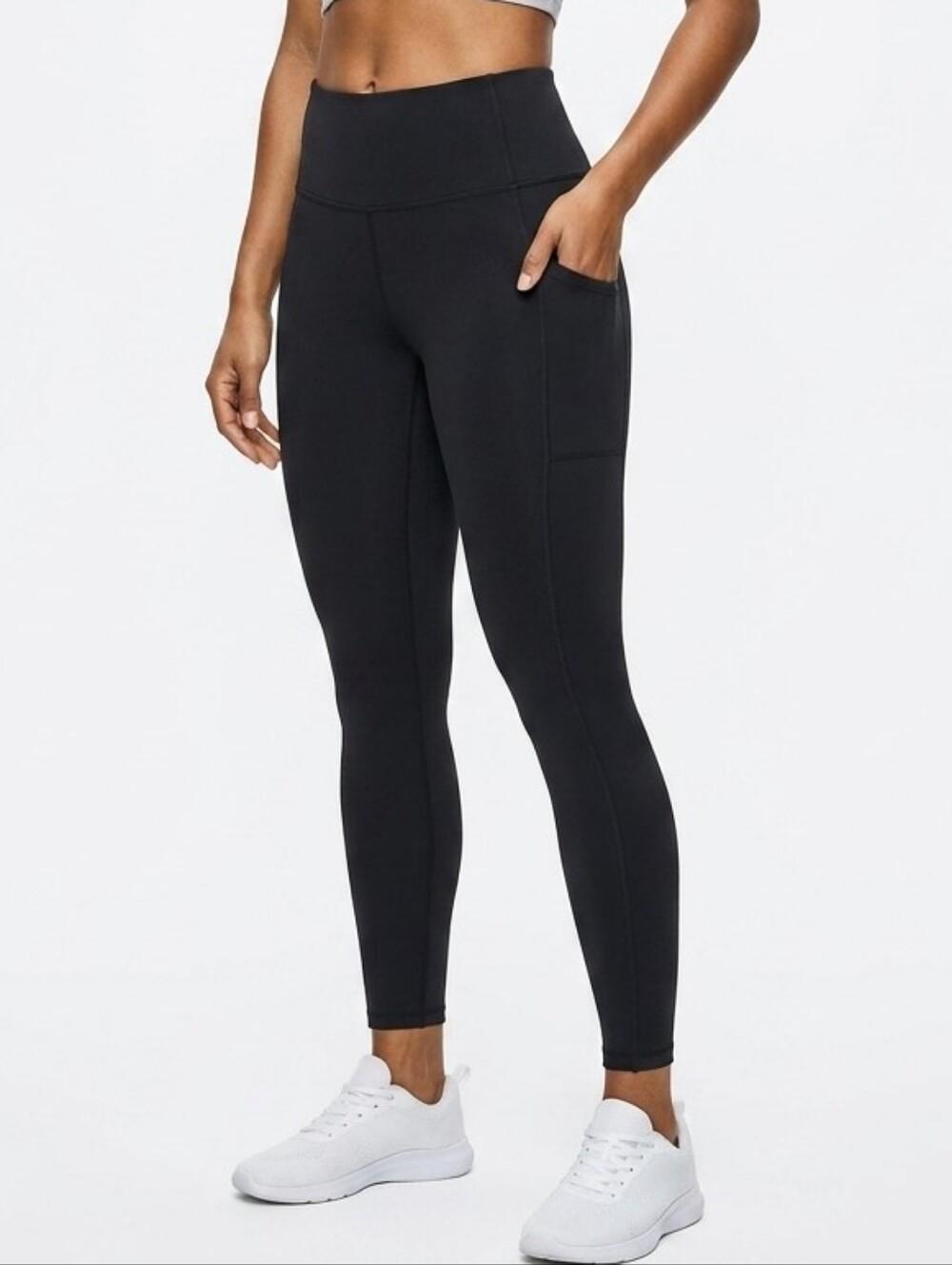 HALARA Black High-Waist Pocket Leggings